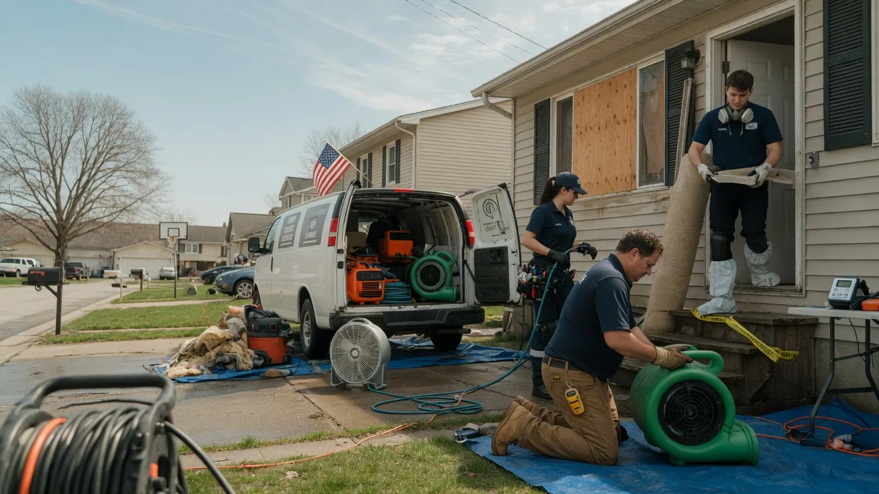 Water Damage Restoration in Llewellyn, PA near me